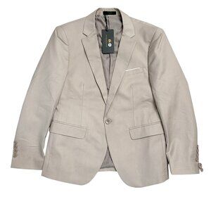 Cloud Style Men’s Size XS Beige Single Button Dressy Suit Blazer Jacket NWT